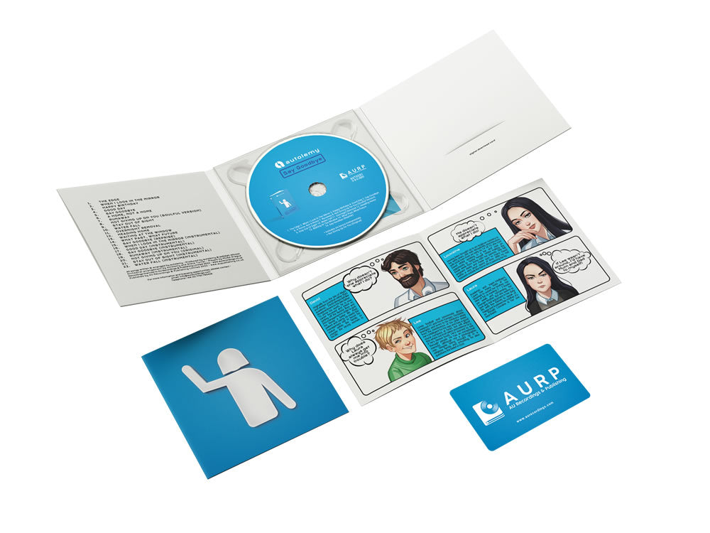 autolemy: Say Goodbye CD Album +Download Card